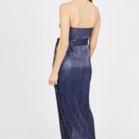 BCBG Metallic Strapless Dress - Picture 2 of 4